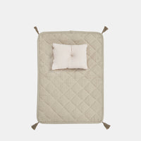 Organic Cotton Muslin Strolley Bedding Set - Seafoam