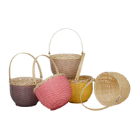 Blossom Basket Small - Raspberry