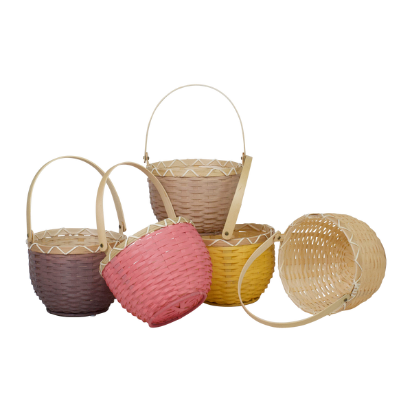 Blossom Basket Small - Raspberry
