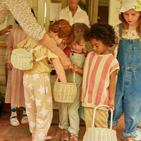 Mini Chari Rattan Bag - Chalk